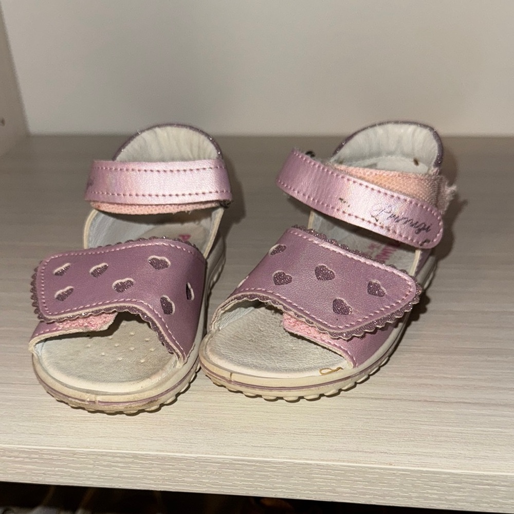 Primigi Pink Sandals with Closed Toe and Ventilation